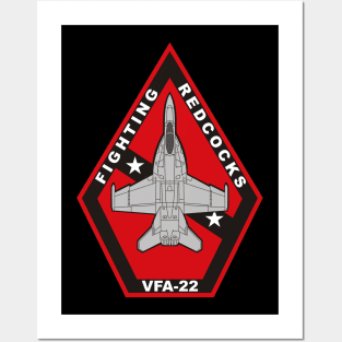 VFA-22 Fighting Redcocks - F/A-18 Posters and Art